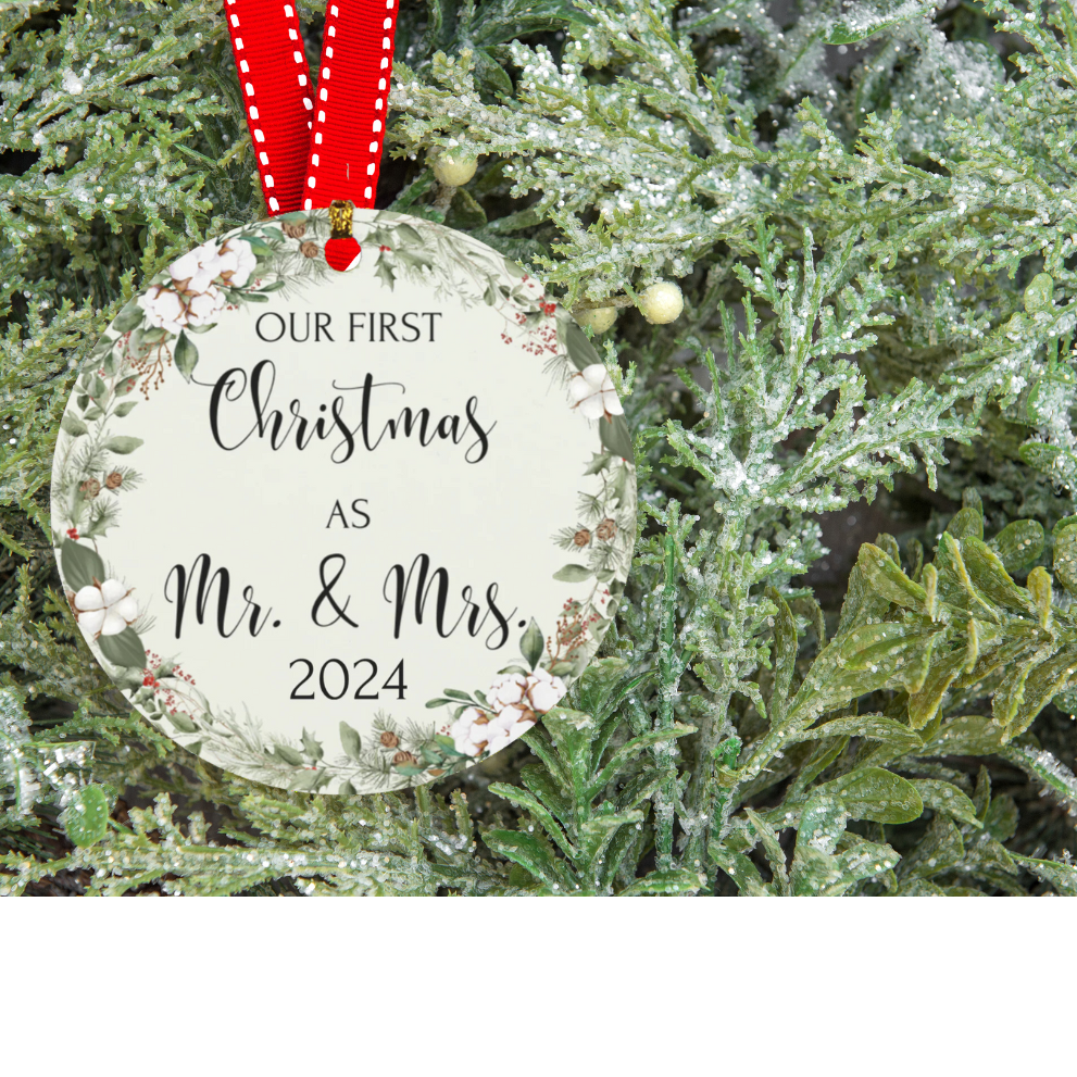 Our First Christmas Ornament I Personalized