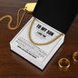 To My Son Chain Linked Necklace