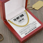 To My Son Chain Linked Necklace