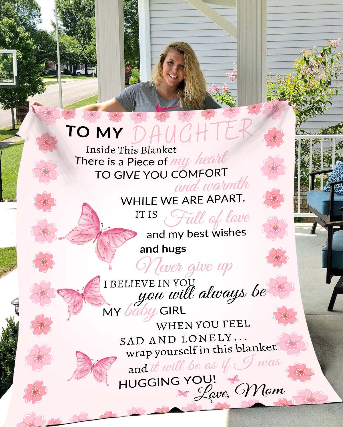 To My Daughter Blanket