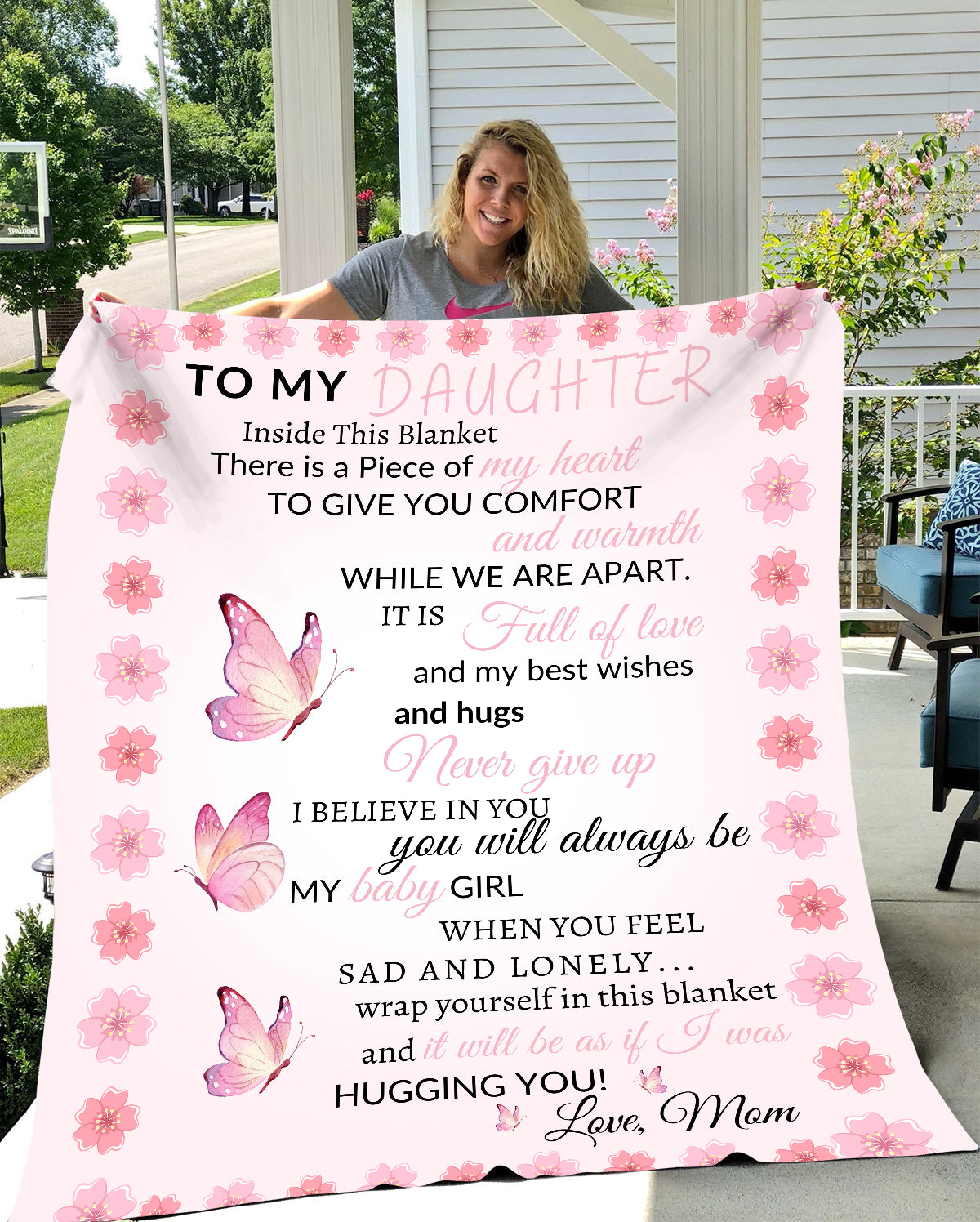 To My Daughter Blanket