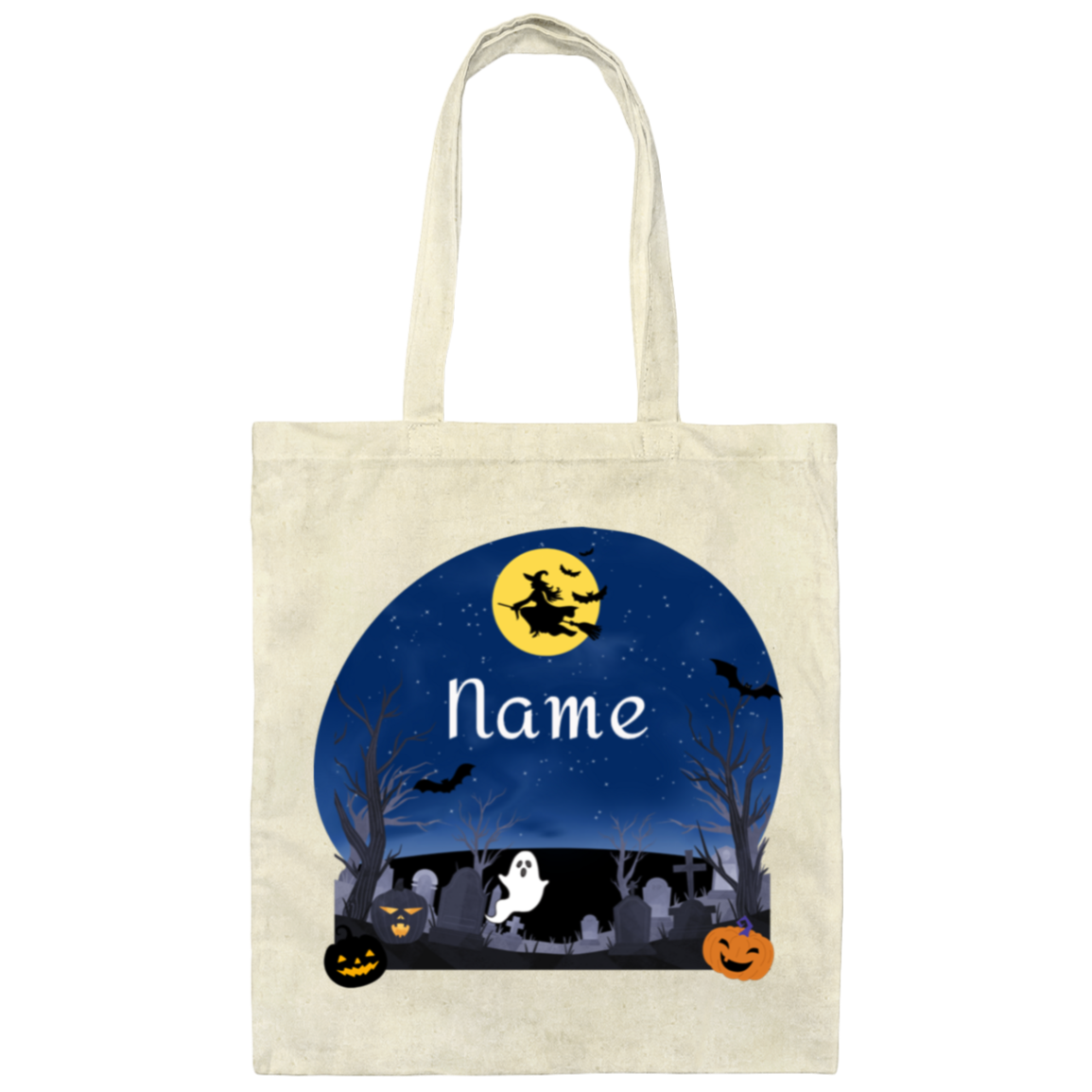 Personalized Halloween Candy Tote