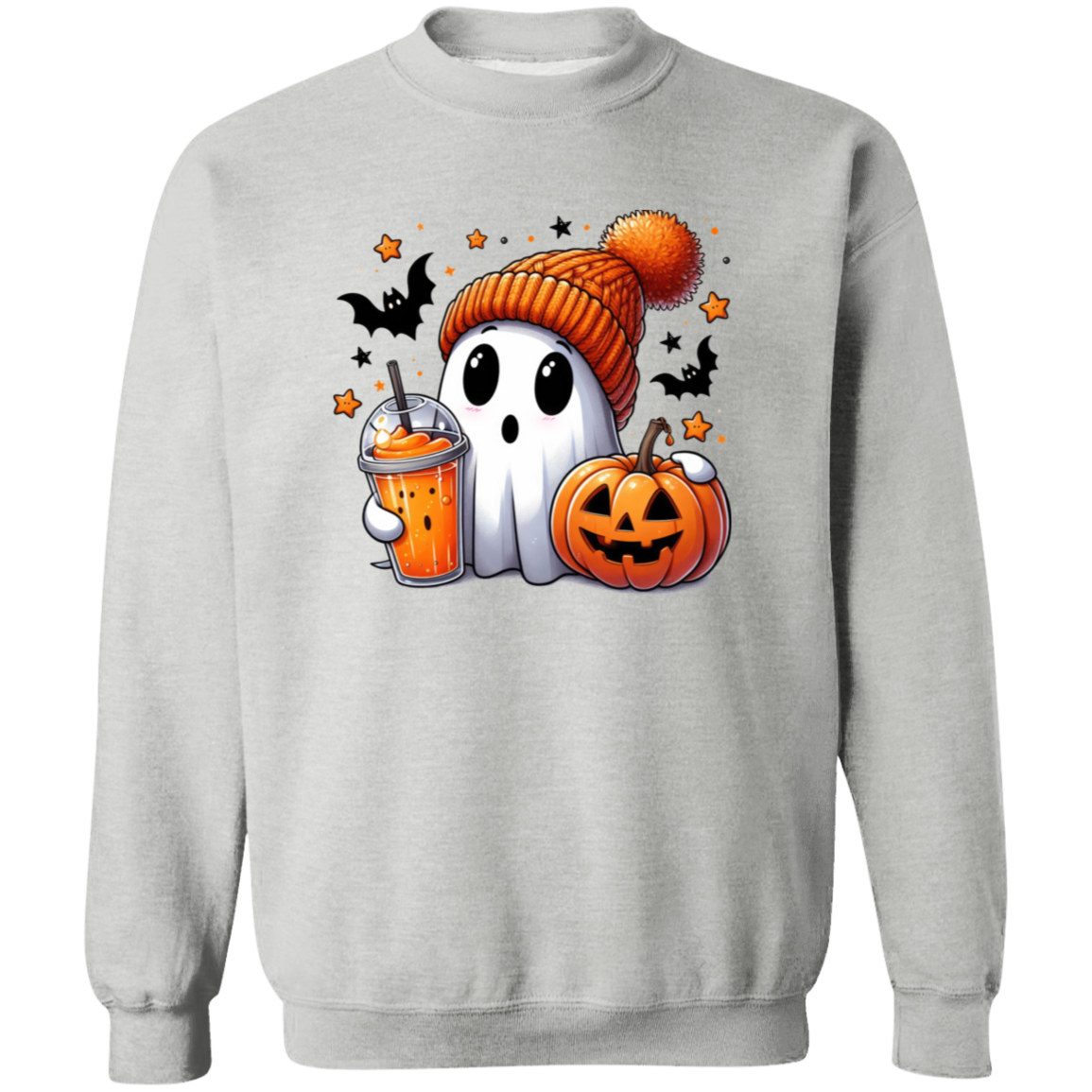 Halloween Cute Ghost Pullover Sweatshirt I Hoodie