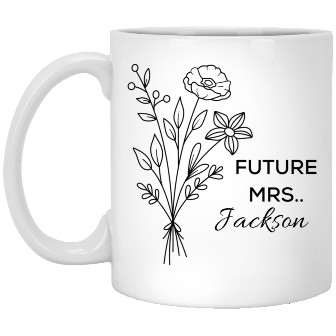 15 oz Future Wife Mug Personalized Future Mrs. Coffee Mug