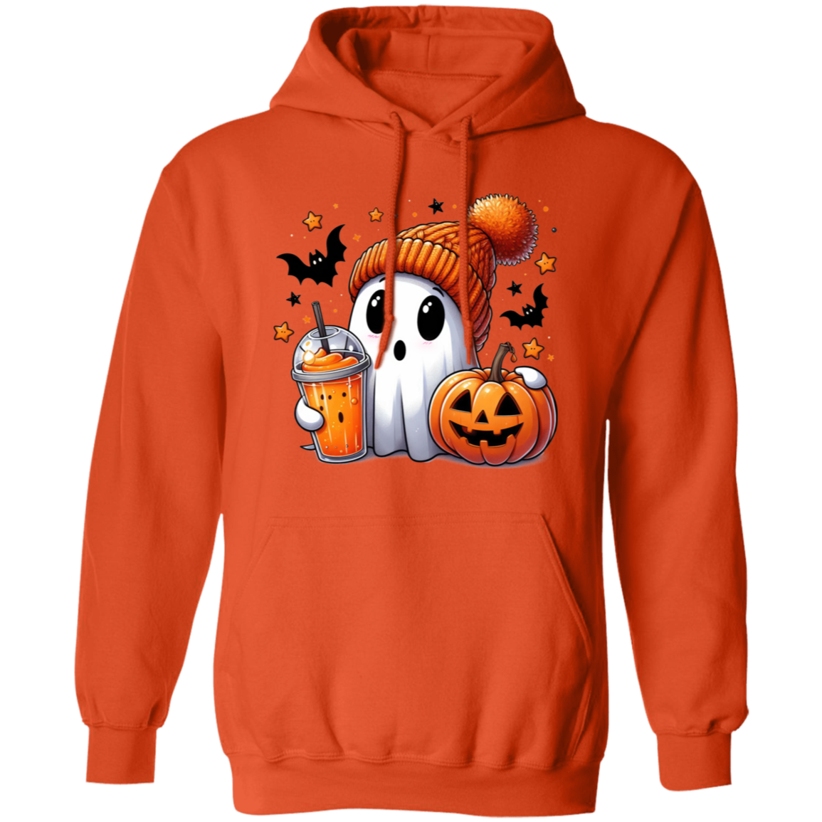 Halloween Cute Ghost Pullover Sweatshirt I Hoodie