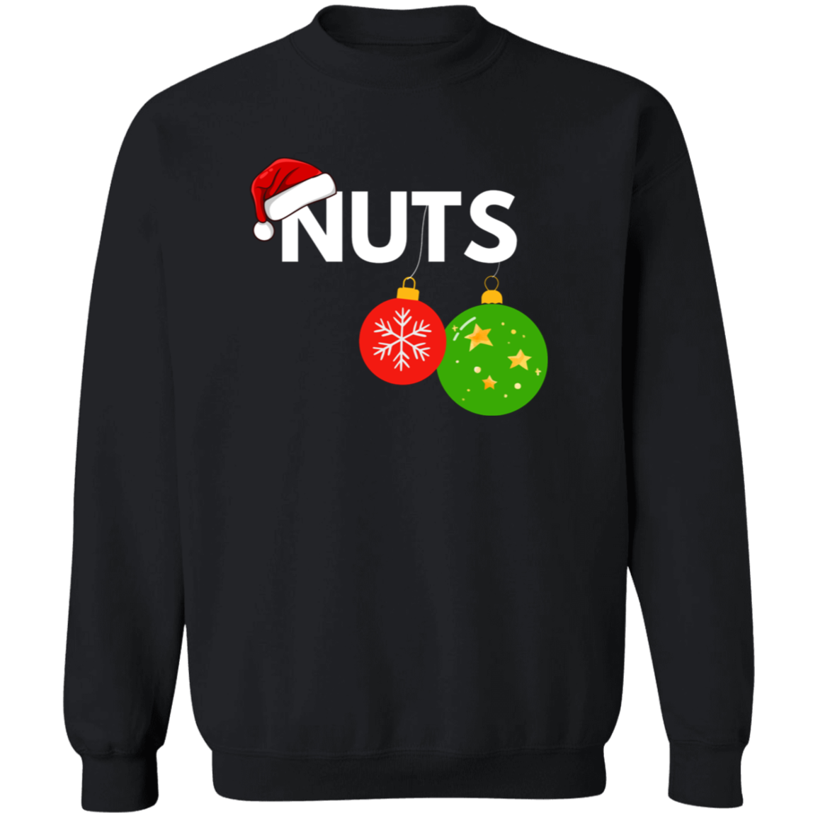 CHEST NUTS Matching Couple Christmas Shirts