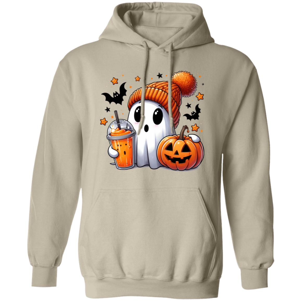 Halloween Cute Ghost Pullover Sweatshirt I Hoodie