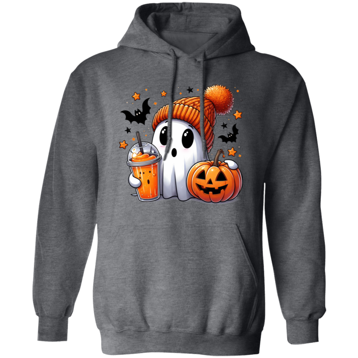 Halloween Cute Ghost Pullover Sweatshirt I Hoodie