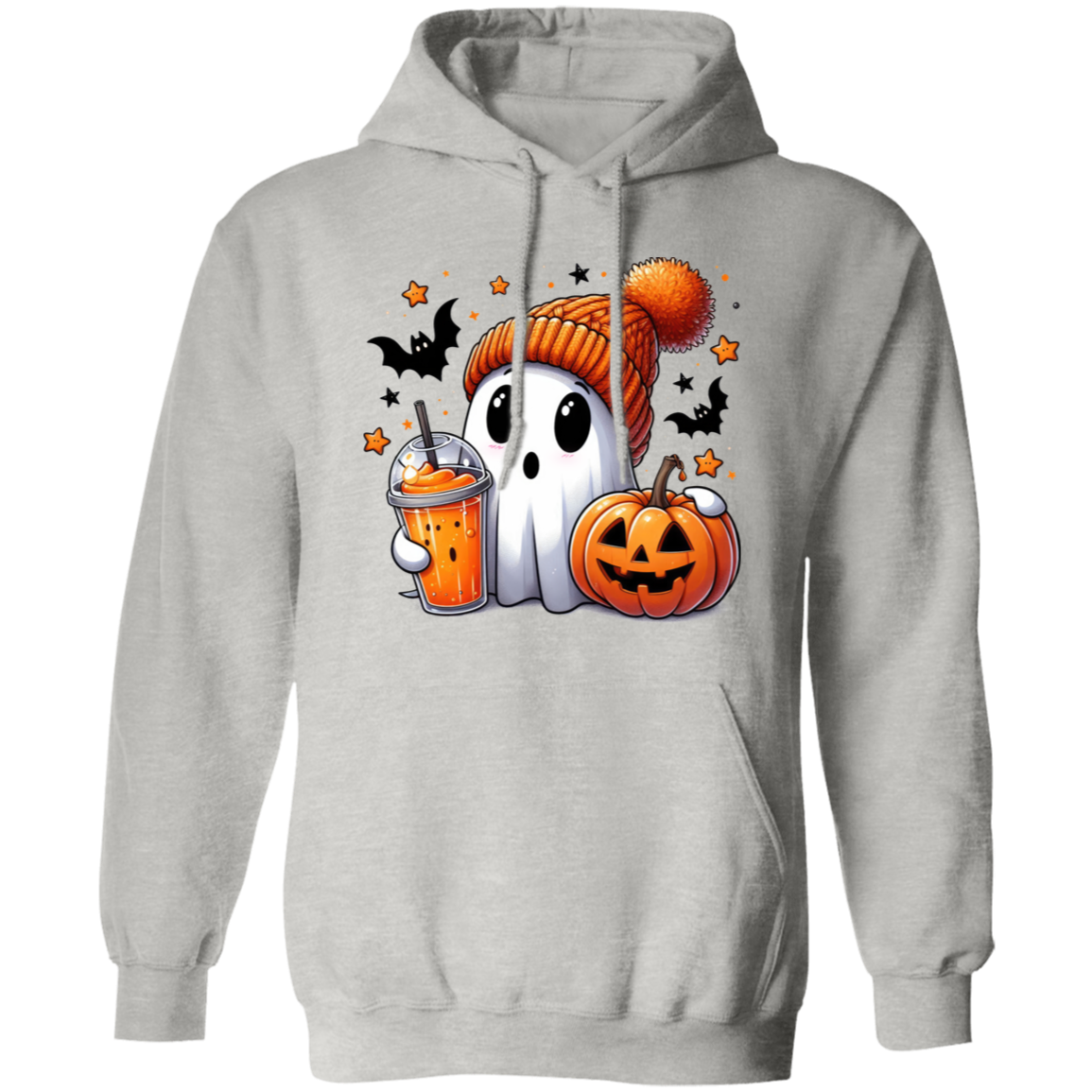 Halloween Cute Ghost Pullover Sweatshirt I Hoodie