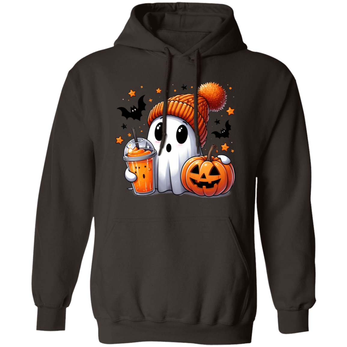 Halloween Cute Ghost Pullover Sweatshirt I Hoodie