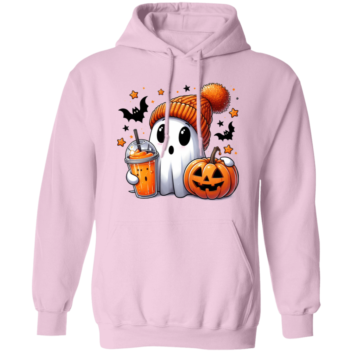 Halloween Cute Ghost Pullover Sweatshirt I Hoodie