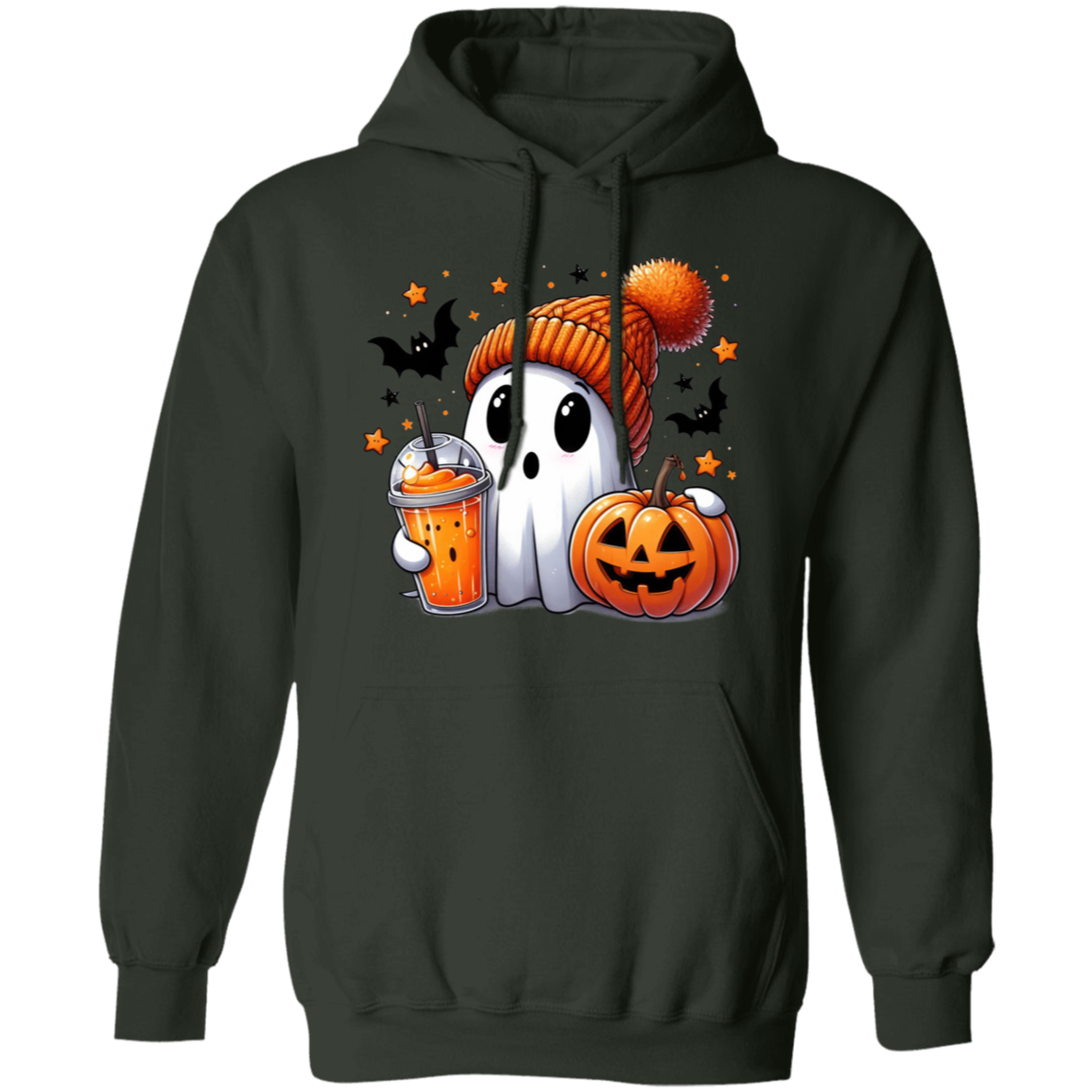 Halloween Cute Ghost Pullover Sweatshirt I Hoodie