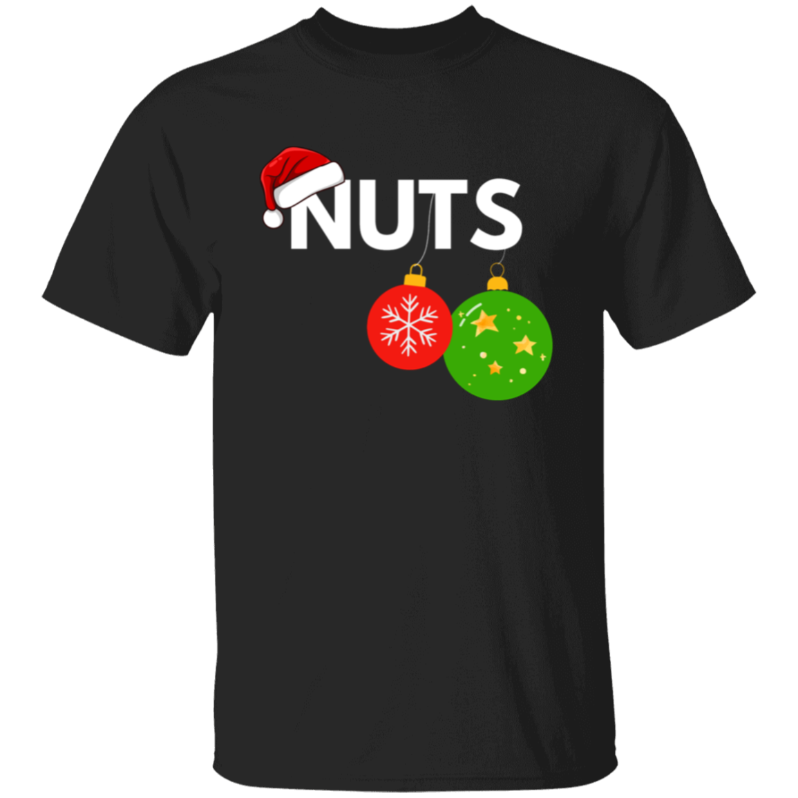 CHEST NUTS Matching Couple Christmas Shirts