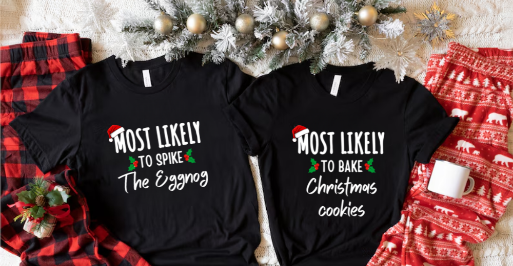 Most Likely to Family Matching Christmas Shirts