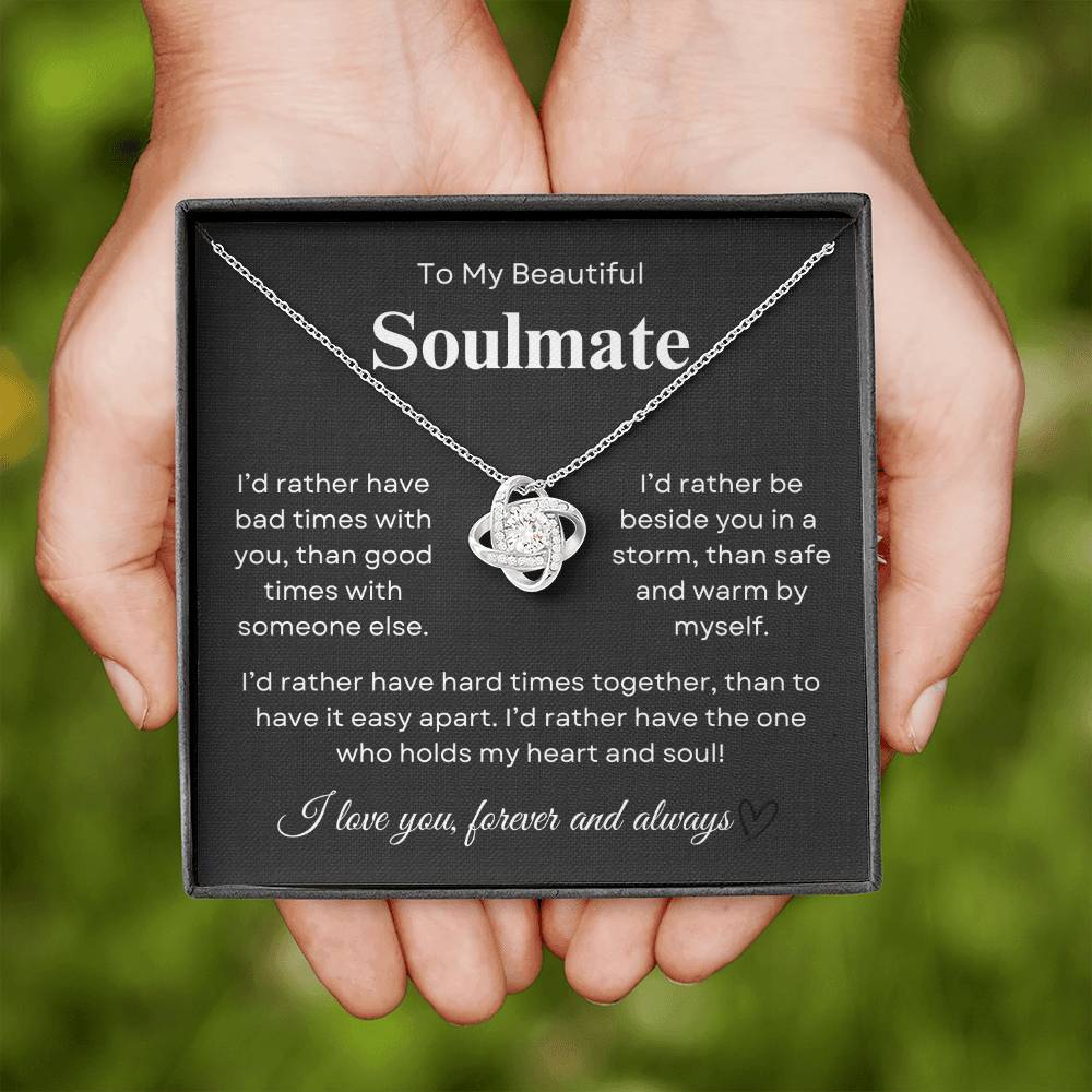 Beautiful Soulmate I Loveknot Necklace