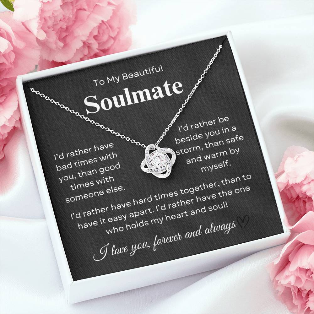 Beautiful Soulmate I Loveknot Necklace