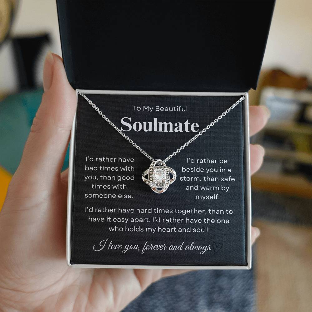 Beautiful Soulmate I Loveknot Necklace