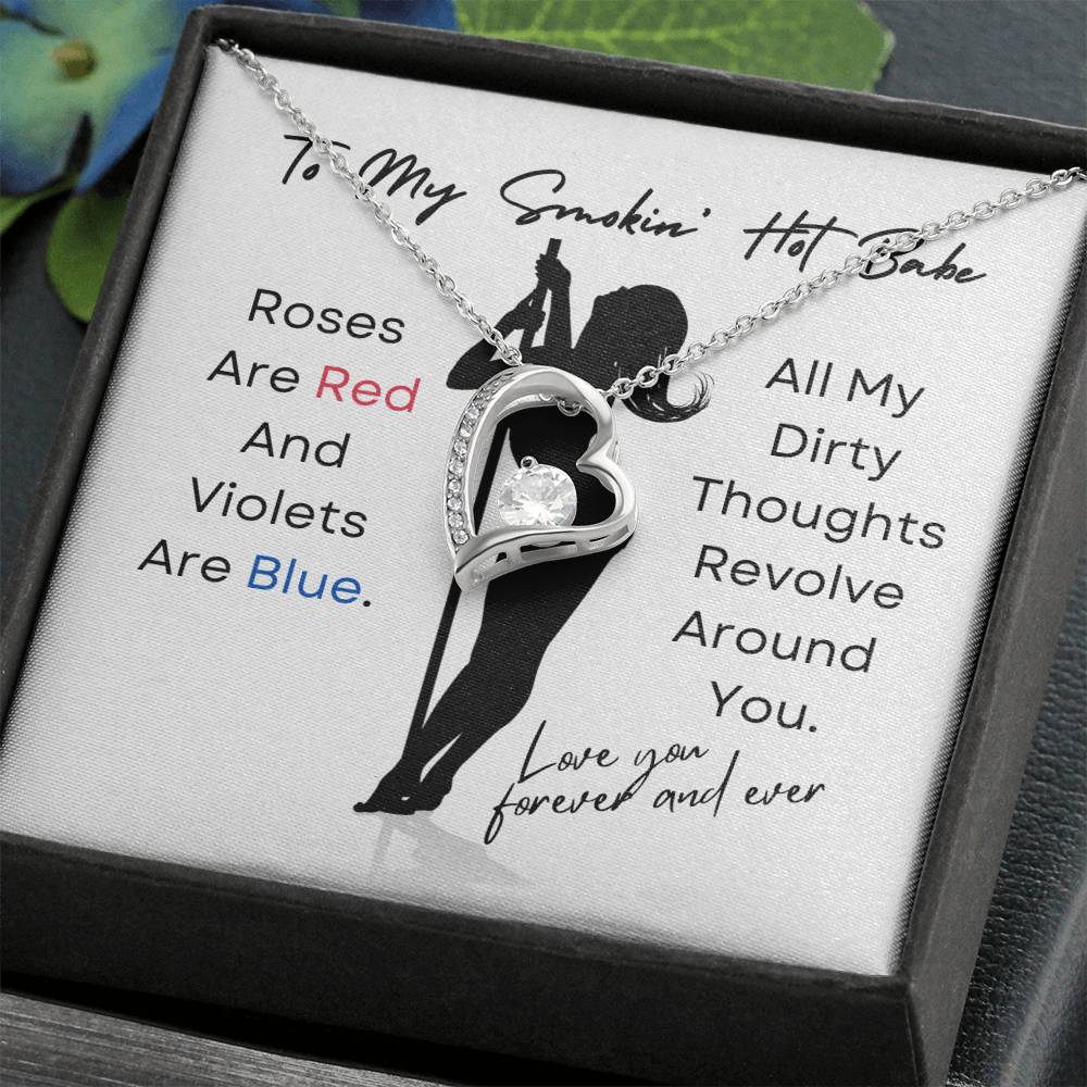 All My Dirty Thoughts Necklace Gift For Wife Soulmate Valentines Anniversary Birthday Present For Women